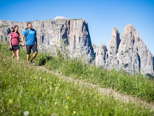 L’Alpe di Siusi in bici? Un sogno! L’Alpe di Siusi in bici? Un sogno!