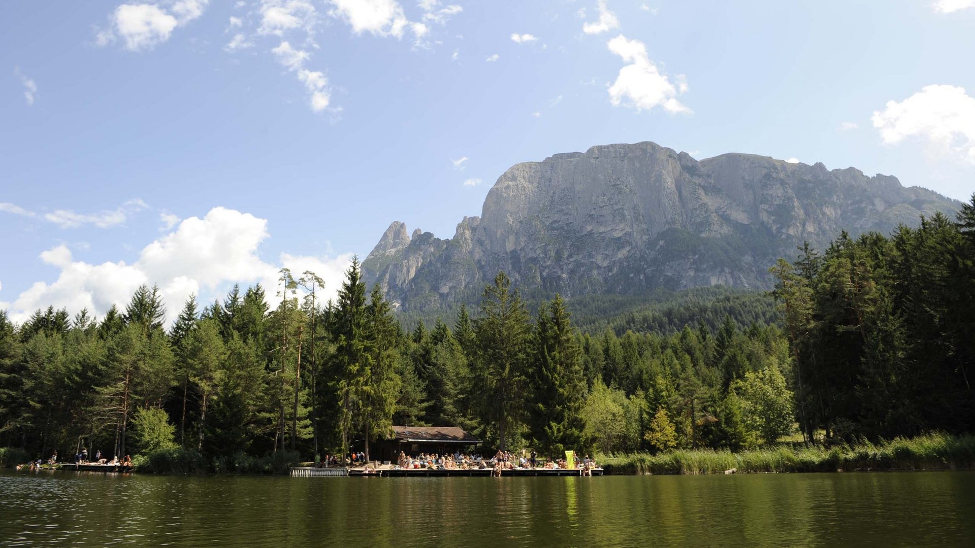 Der Völser Weiher: perfekte Erfrischung