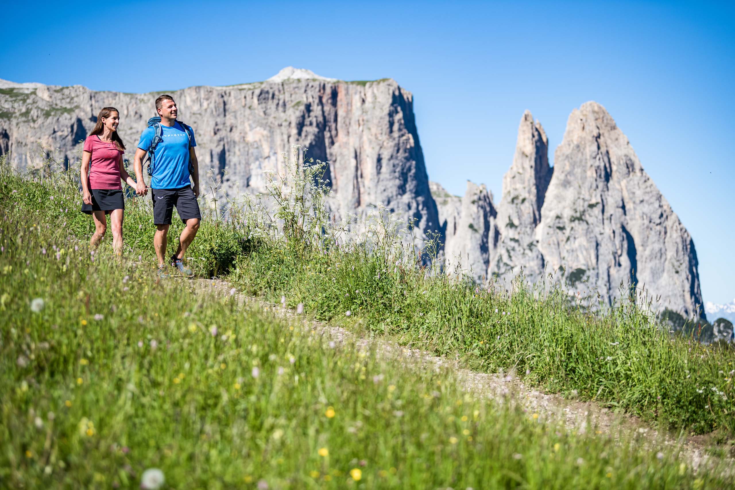 wanderungen auf der seiser alm